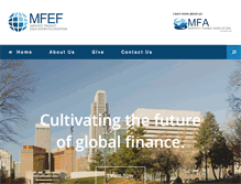 Tablet Screenshot of mfef.org